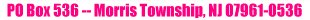 PO Box 536 Morris Township, NJ 07961-4727